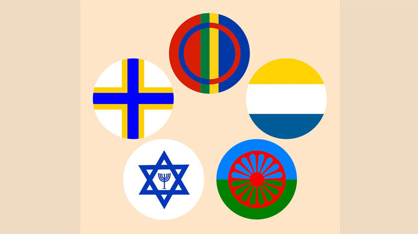 Nationella minoriteters flaggor