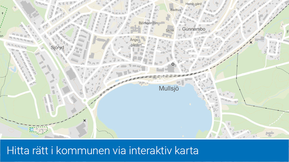 Hitta rätt i kommunen via interaktiv karta